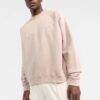Off-White Logo-Print Cotton Gensere &laquo;Pink&raquo;