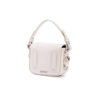 Off-White logo skulderveske messenger bag hvit
