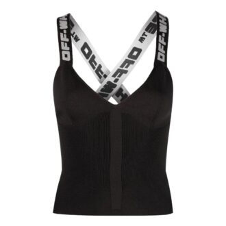 Off-White Logo-Strap Vest Top «Black»