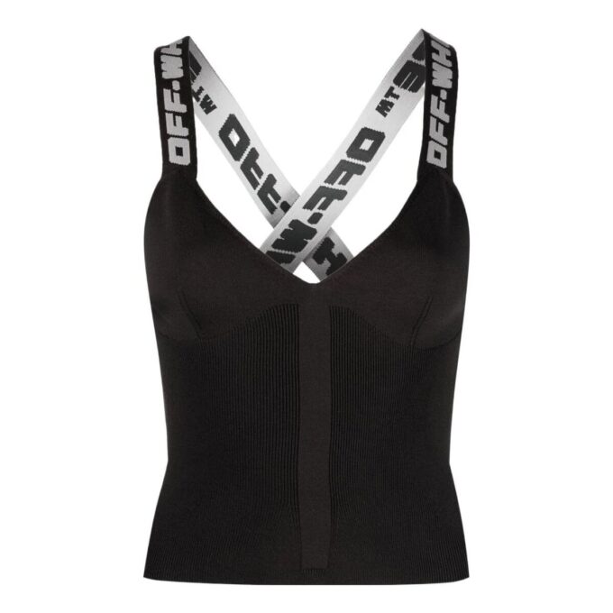 Off-White Logo-Strap Vest Top «Black»