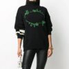 Off-White logo strikket genser svart
