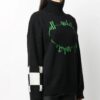 Off-White logo strikket genser svart