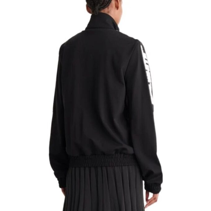 Off-White Logo-Tape Track Jacket «Black»