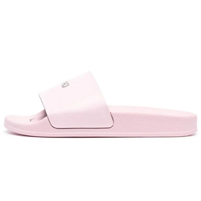 Off-White Logo-tøfler Rosa