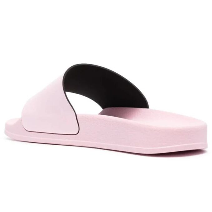Off-White Logo-tøfler Rosa