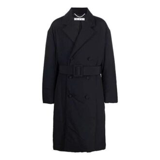 Off-White Loose Fit svart vindjakke for menn