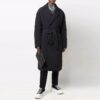Off-White Loose Fit svart vindjakke for menn