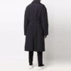 Off-White Loose Fit svart vindjakke for menn
