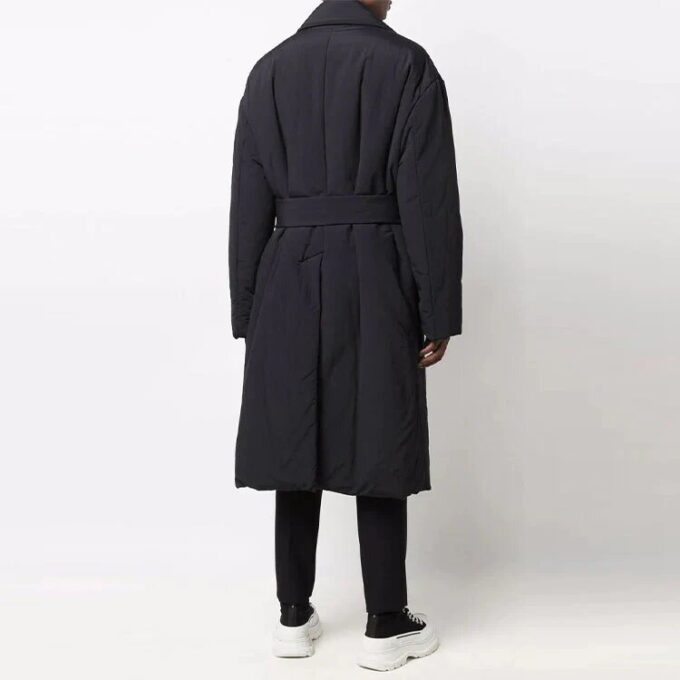 Off-White Loose Fit svart vindjakke for menn