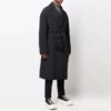 Off-White Loose Fit svart vindjakke for menn