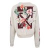 Off-White luksuriøs mote-genser «Cream White»