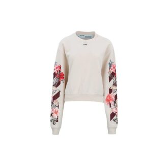 Off-White luksuriøs mote-genser «Cream White»