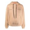 Off-White Men’s x Mercedes-Benz Mercedes Benz Crossover SS22 ensfarget hettegenser med lange ermer, beige