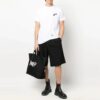 Off-White Men’s x Teenage Engineering Crossover-logo-trykk, kortærmet hvit T-skjorte