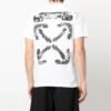 Off-White Men’s x Teenage Engineering Crossover-logo-trykk, kortærmet hvit T-skjorte