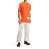 Off-White Men’s x Teenage Engineering Crossover SS22 Logo-trykk Rund hals Kort ermet Oransje T-skjorte