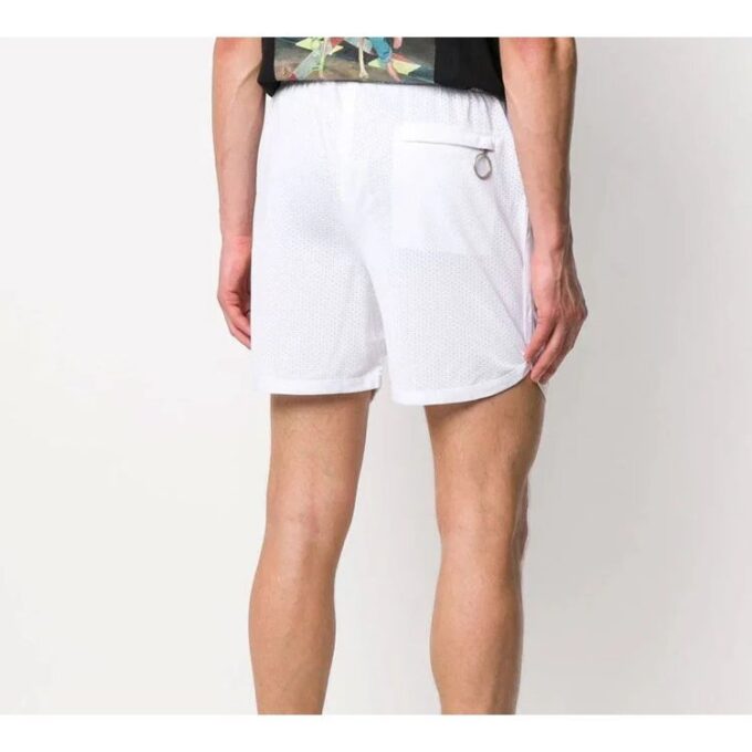Off-White Mesh-shorts for menn, hvite