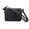 Off-White Messenger-veske i svart okseskinn