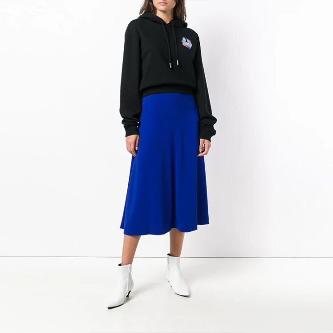 Off-White Microenvironment Crop Hoody Svart