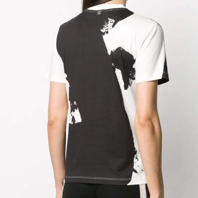 Off-White mønster kort ermet svart