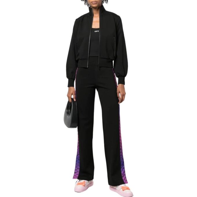 Off-White Monogram-Band treningsjakke «Black»