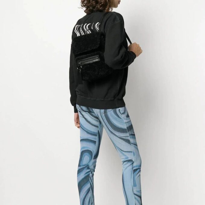 Off-White Montone Binder-ryggsekk, svart
