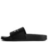 Off-White Multi-logo Print Pool Slides Svart