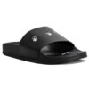Off-White Multi-logo Print Pool Slides Svart