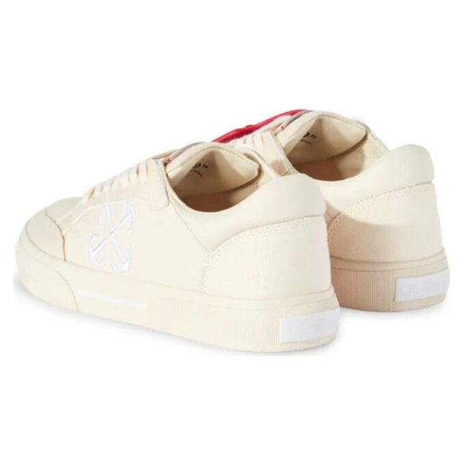 Off-White New Low Vulcanized Canvas Sneakers «Beige»