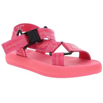 Off-White Nylon Trek Sandaler Rosa