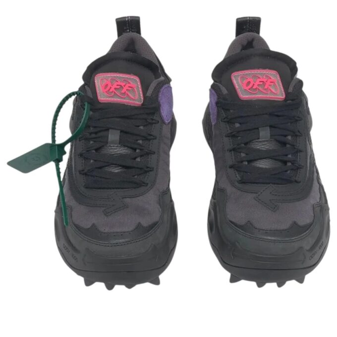 Off-White Odsy-1000 «Black Grey Fuchsia»