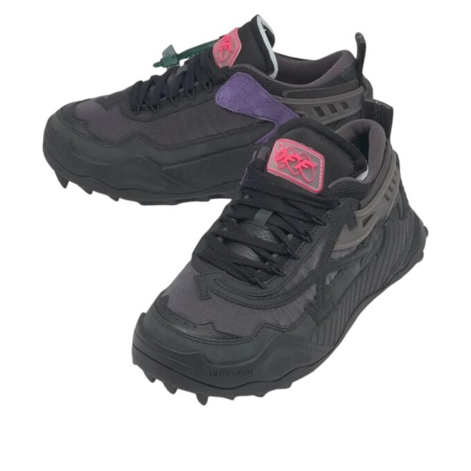 Off-White Odsy-1000 «Black Grey Fuchsia»