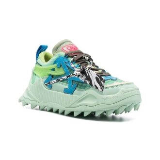 Off-White Odsy-1000 lave sneakers «Green Blue»