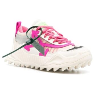 Off-White Odsy-1000 Low-Top Sneakers «White Pink»