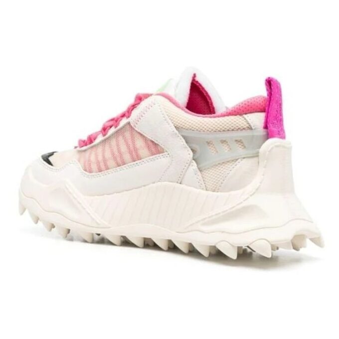 Off-White Odsy-1000 Low-Top Sneakers «White Pink»