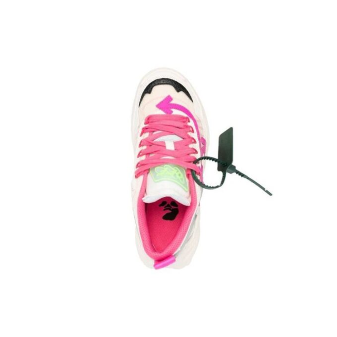 Off-White Odsy-1000 Low-Top Sneakers «White Pink»