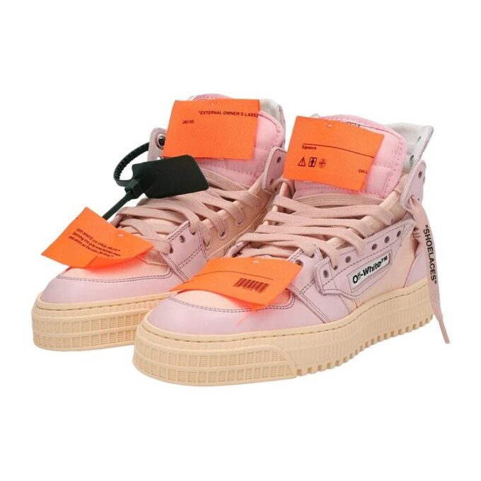 Off-White Off-Court 3.0 høye sneakers «Pink Beige»