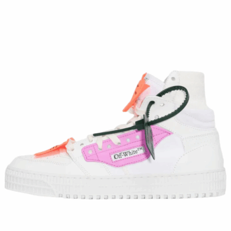 Off-White Off-Court 3.0 høyhælte Sneakers «White Pink»