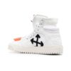 Off-White Off-Court 3.0 Lær- og lerretssneaker «White Orange»