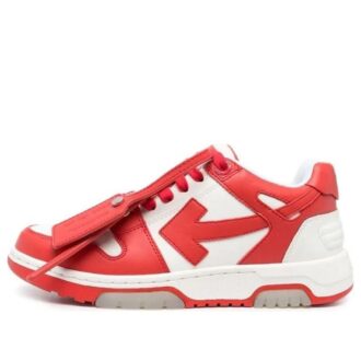 Off-White Off-Court 3.0 lave fritidsSneakers Rød/Hvit