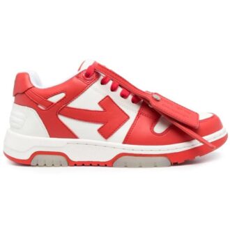Off-White Off-Court 3.0 lave fritidsSneakers Rød/Hvit