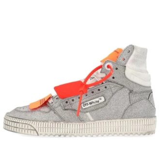 Off-White Off-Court Sølv Glitter Wms