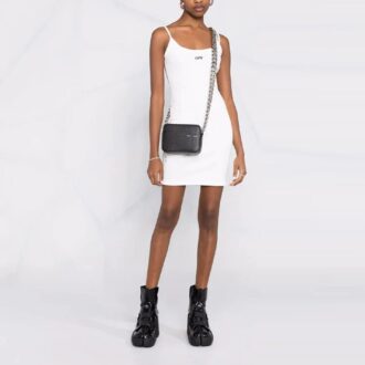 Off-White Off Stamp Basic Rib Kjole «White»