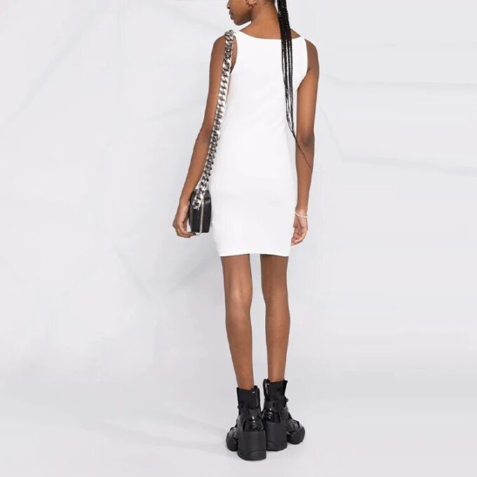 Off-White Off Stamp Basic Rib Kjole «White»