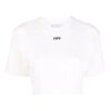 Off-White Off-stamp kort T-skjorte «White»