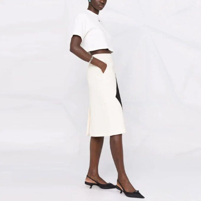 Off-White Off-stamp kort T-skjorte «White»
