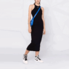 Off-White Off-Stamp ribbet kjole «Black»