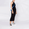 Off-White Off-Stamp ribbet kjole «Black»