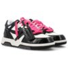 Off-White Out Of Office Croc-Effect Sneakers &laquo;Black Pink White&raquo;