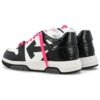 Off-White Out Of Office Croc-Effect Sneakers &laquo;Black Pink White&raquo;